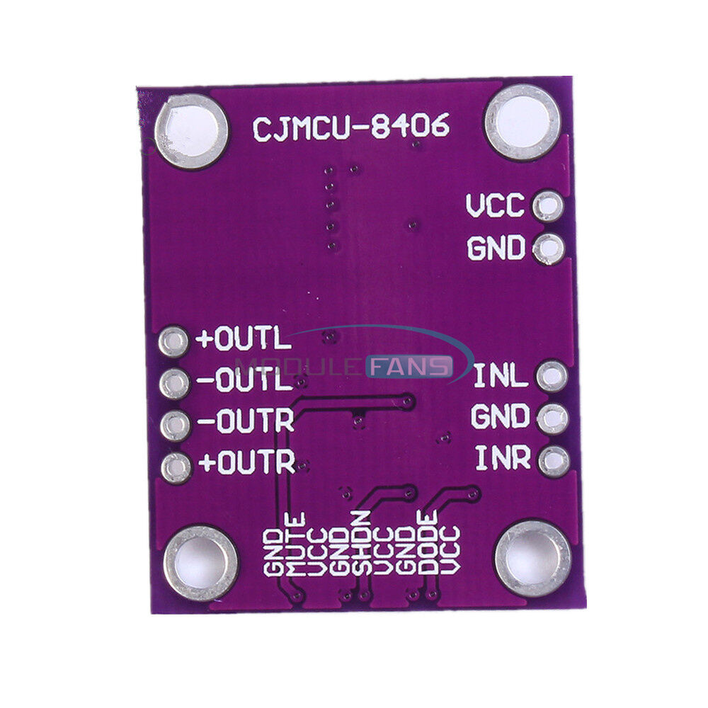 CJMCU-8406 PAM8406 Stereo Class D Audio Power Amplifier Module Low THD+N Module