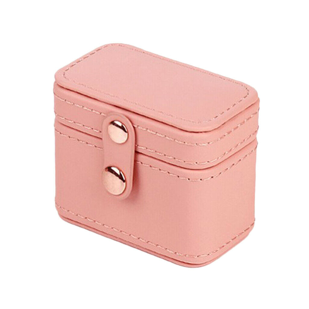 Small Fashion Jewelry Box PU Display Case Storage for Rings Studs Gift Box