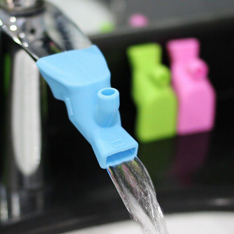 High Elastic Silicone Water Tap Extension Sink Children Washing Device Bathr JD