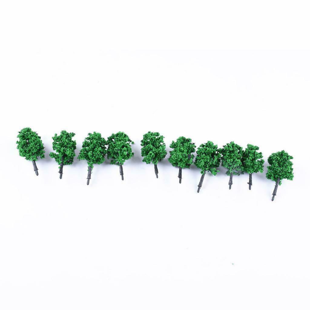 Lot of 10 Pieces Trees Trunks Plastic Models for Landscape Construction Park -