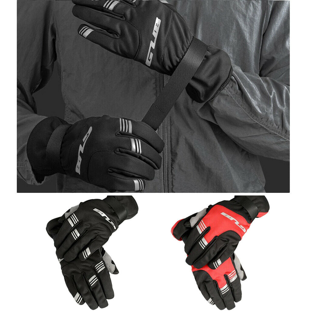 Anti Slip Cycling MTB Bike Gloves Touch Screen Gloves Black L
