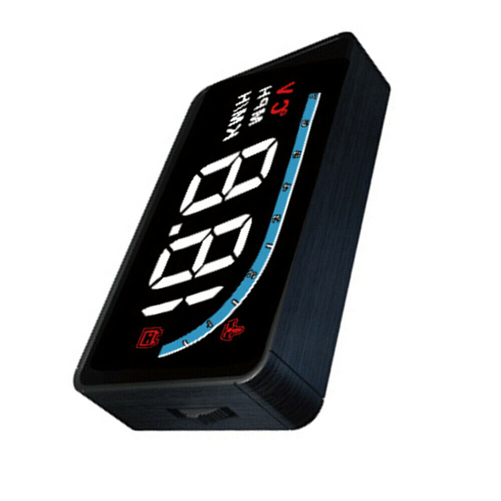 Car HUD Head-up Display OBD2 II Overspeed Warning System Speed Voltage Alarm NEW