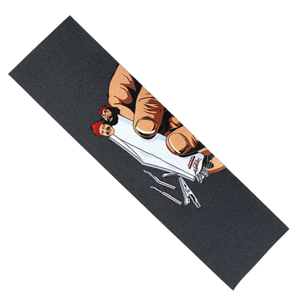 2X Longboard Grip Tapes Skateboard Deck Protector Outdoor Sports Colorful B