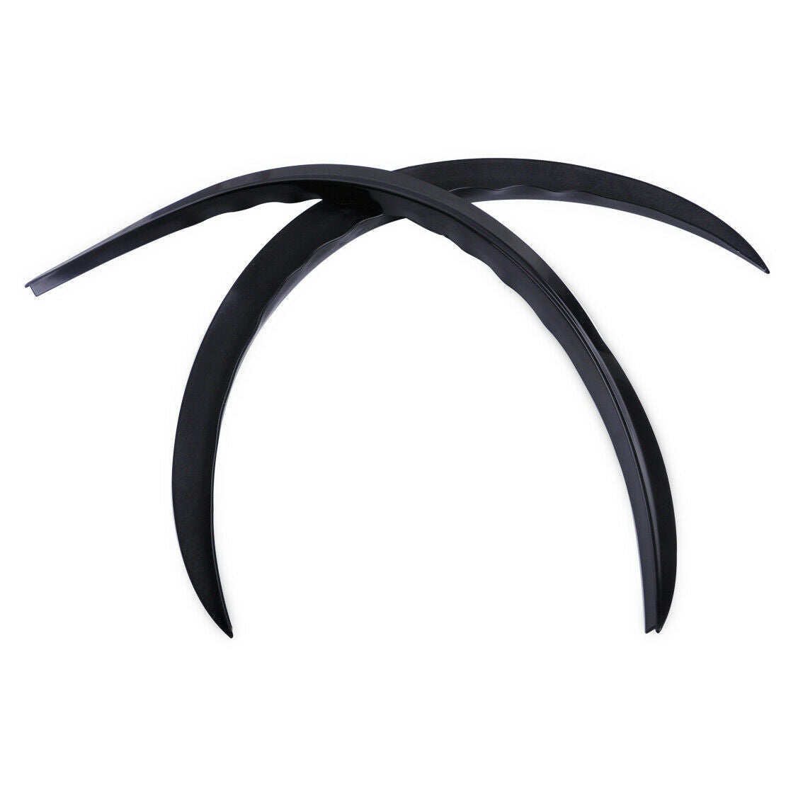 2x Flare Wheel Fender Arch Guard Trim Strip Anti-rub Wheel Eyebrow Protector An