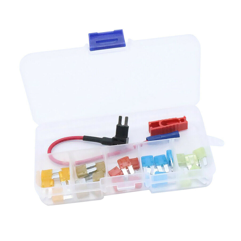 25x Micro2 Fuse Blade 5A 7.5A 10A 15A 20A and ADD A Circuit TAP Fuse Holder