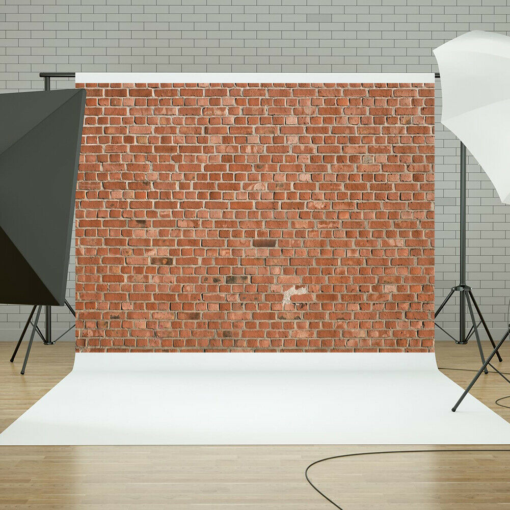 Rustic Red Brick Background Cloth Decoration Photography Props Backdrop  @