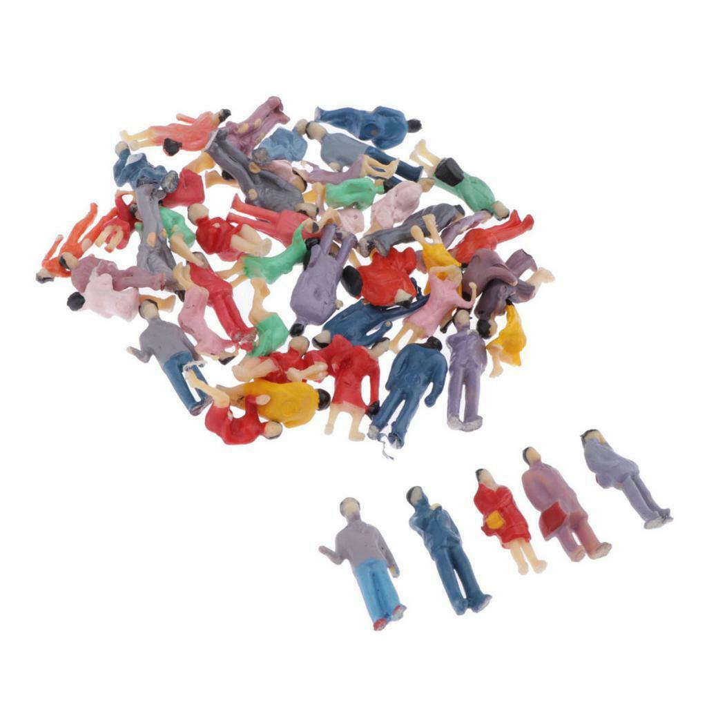 50pcs People Passengers Plastic Models for Landscape