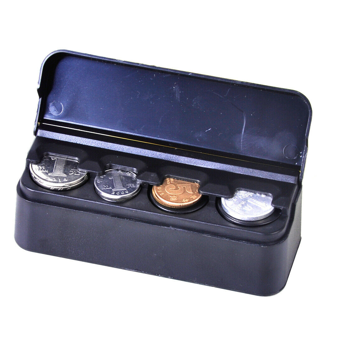 Car Pocket Plastic Storage Box Interior Coin Case Holder Container Organizer An