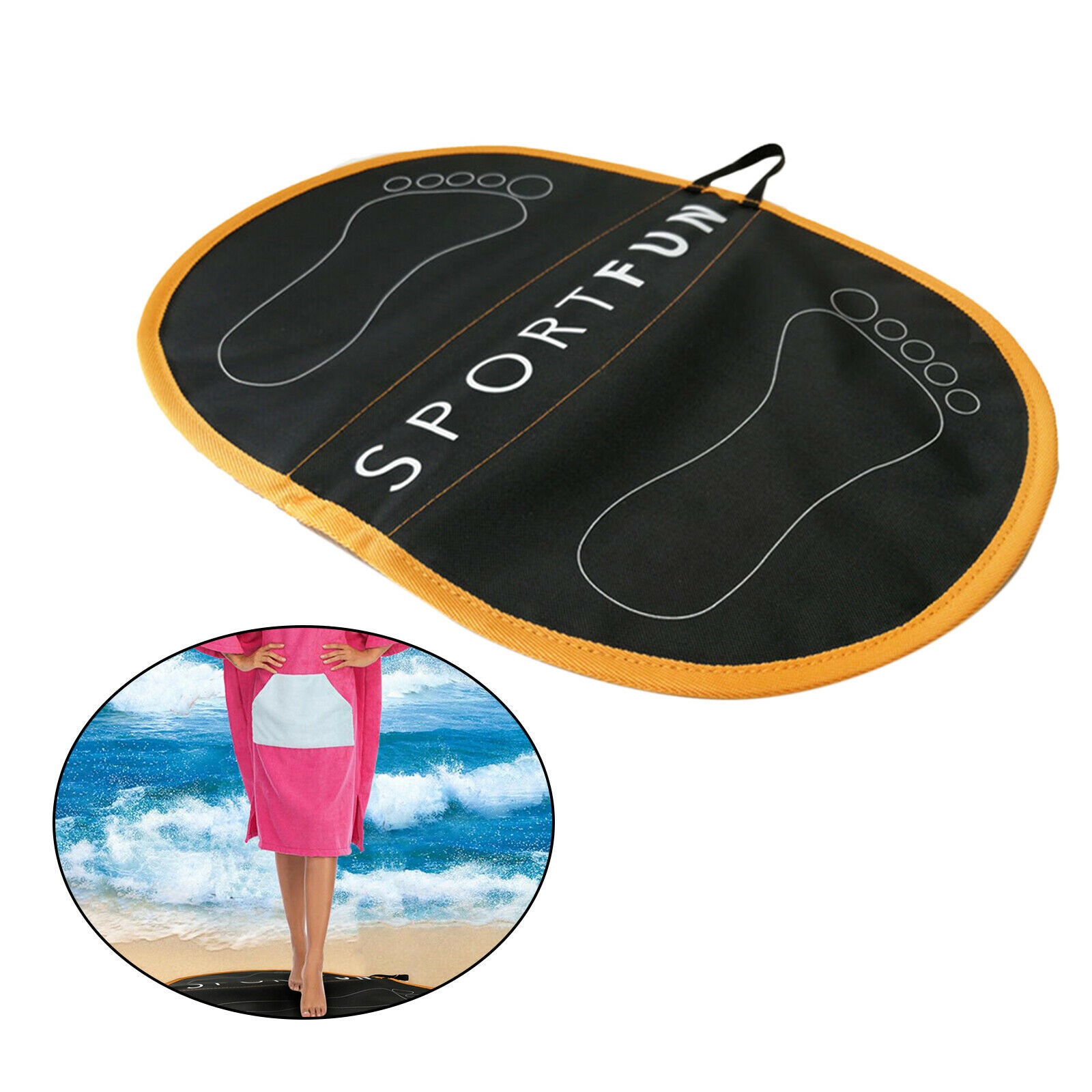 Swimsuit Changing Mat Change Feet Pad Diving Waterproof Equipment Portable