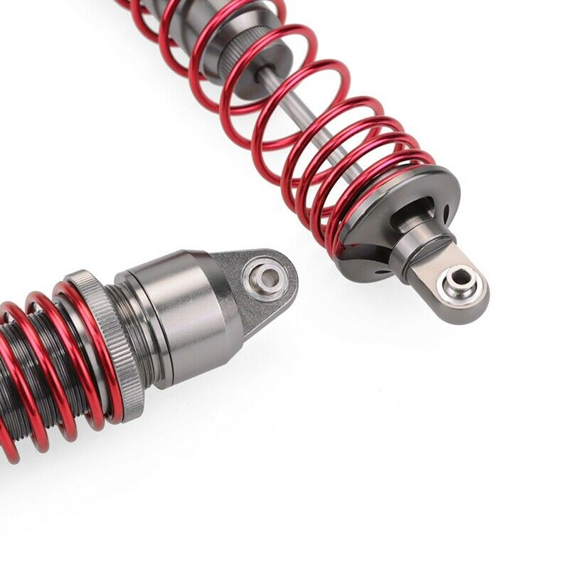4X(1/5 Truck Oil Adjustable Metal Shock Absorber for HPI KM RC Baja 5B 5T 5F5D7)