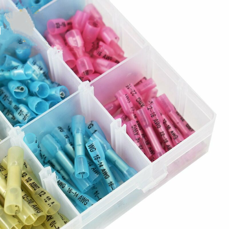 480Pcs Waterproof Heat Shrinkable Connector Crimp Terminal Combination Marine