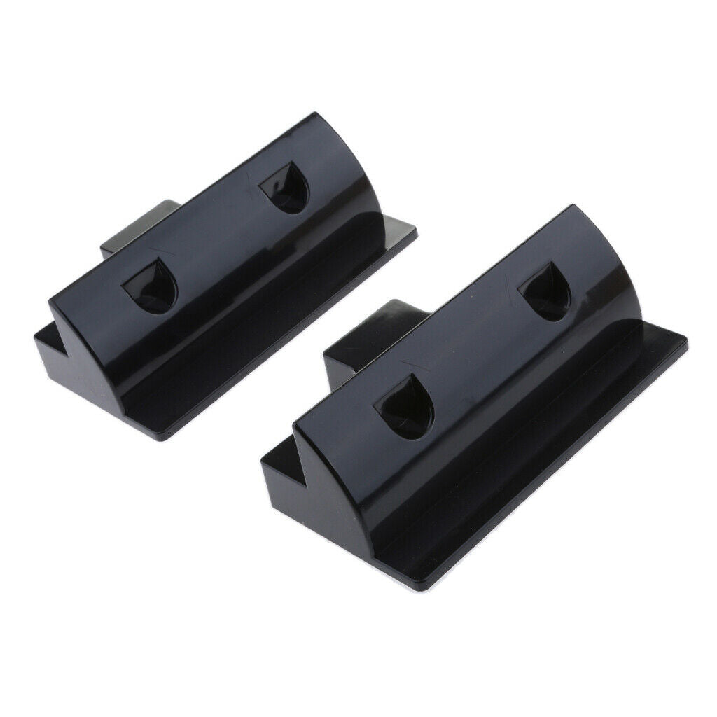 Solar Panel Short Side Mounting Brackets /Mounts for Motorhome Boat Black