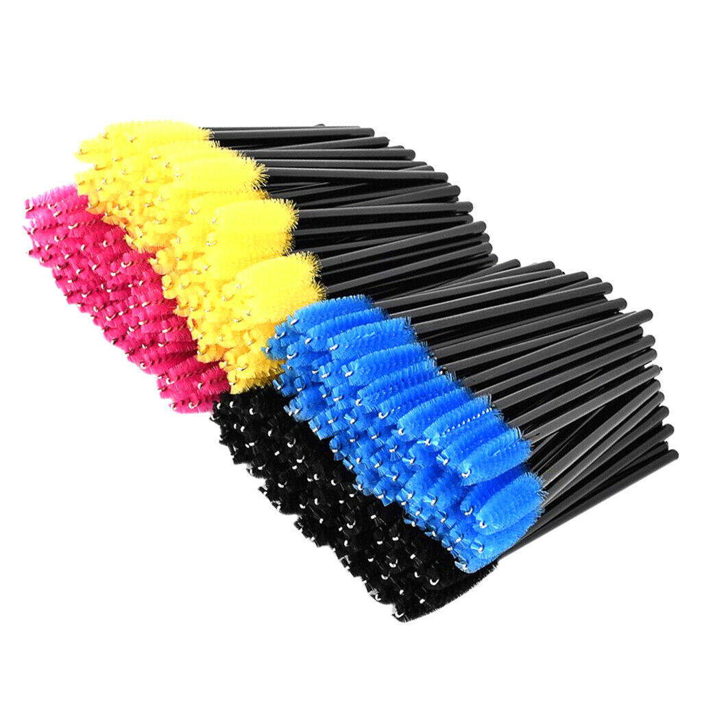 200 Pieces Disposable Eyelash Mascara Wands Applicator Makeup Brushes