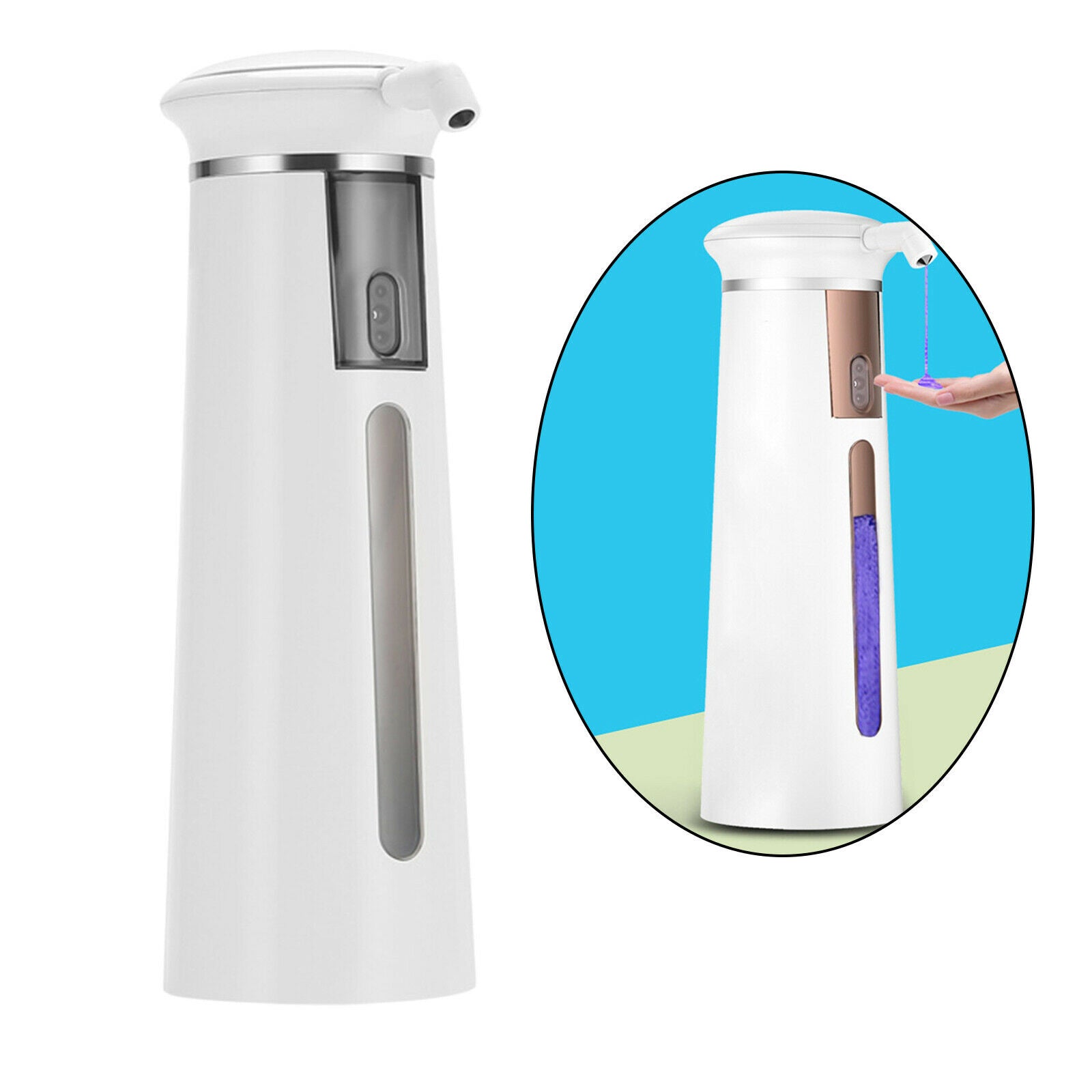 13.5oz 400ml Foaming Soap Dispenser High Capacity for Bathroom Restaurant