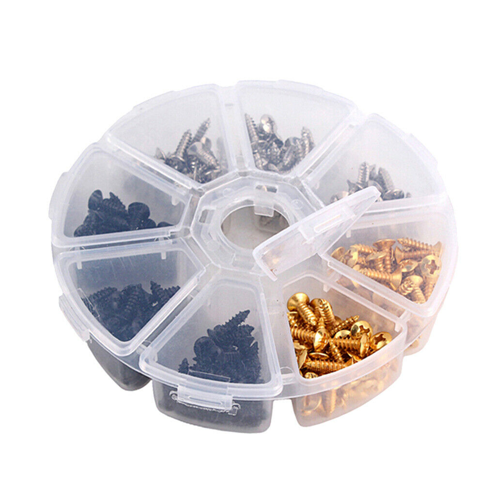 300X 3 Color Guitar Pickguard Backplate Screw for Electric Guitar Bass 3mm New