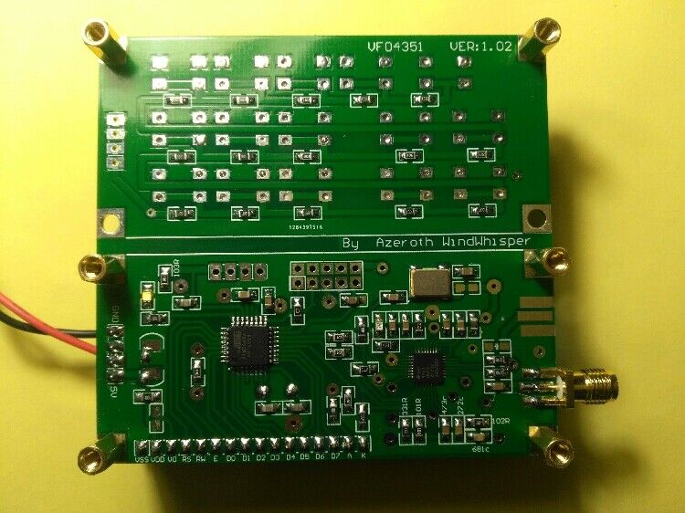 Adf4351 35Mhz-4000Mhz Rf Signal Generator Signal Source Vfo Hxy D6 V1.02