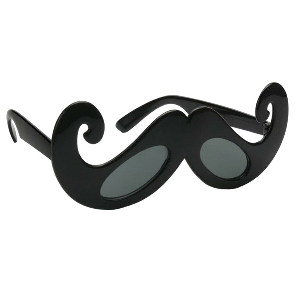 Funny Black Moustache Groom Eye Glasses Beard Photo Booth Party Sunglasses