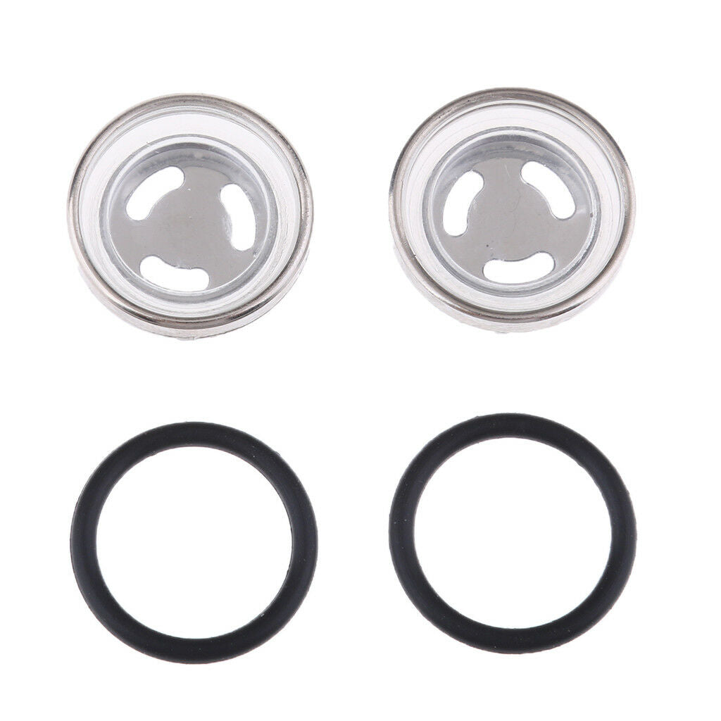 18mm Motorcycle Brake Master Cylinder Reservoir Sight Mirror Rubber Gasket