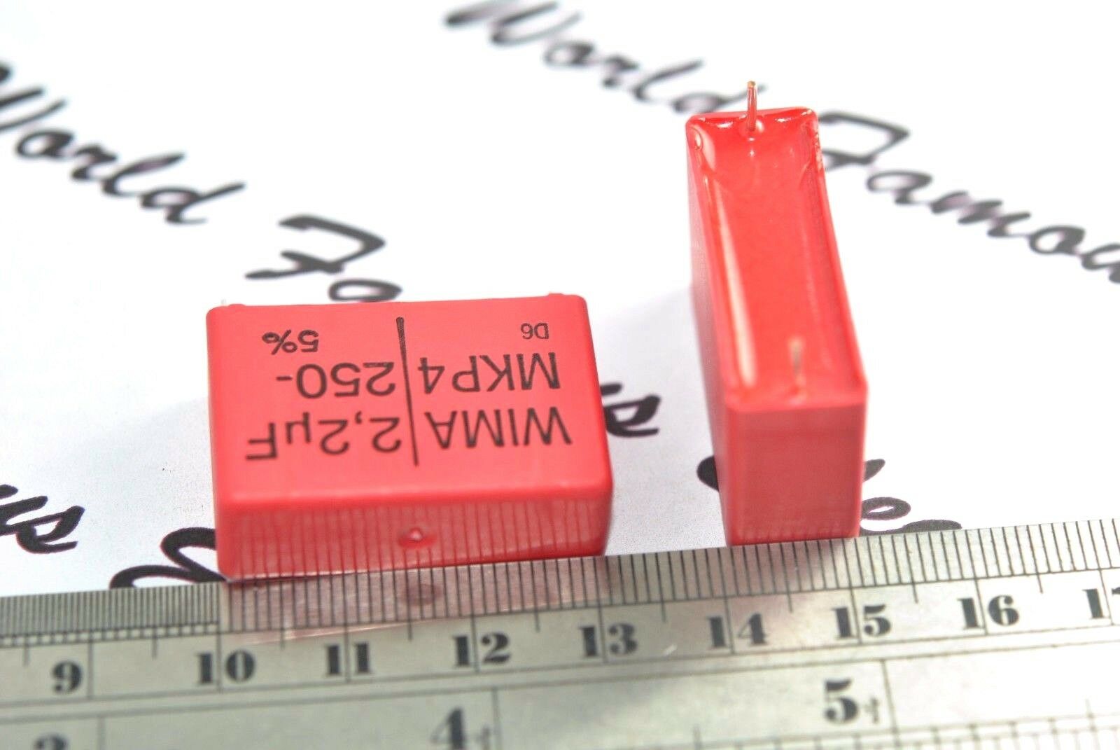 2pcs - WIMA MKP4 2.2uF (2,2µF) 250V 5% pitch:27.5mm Capacitor