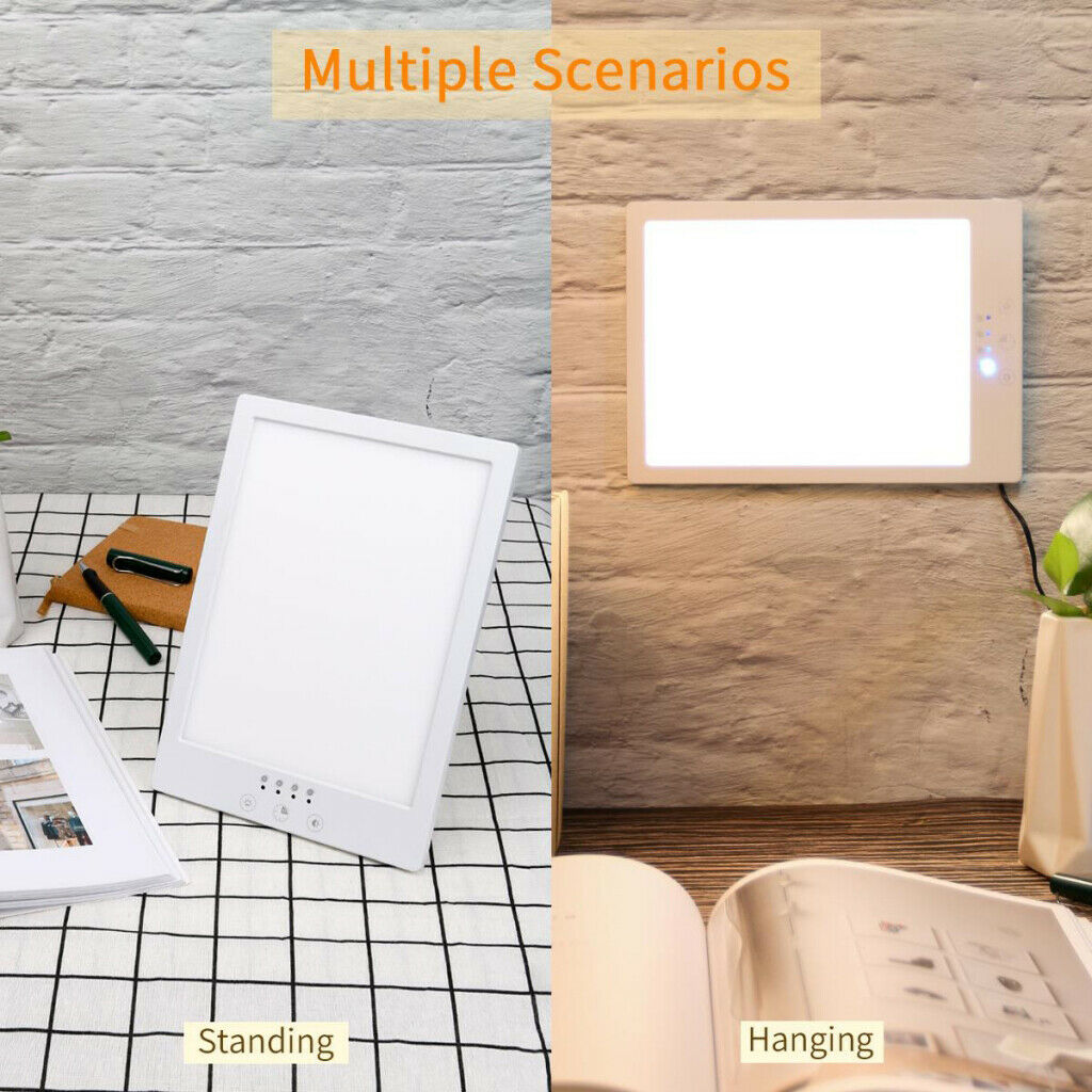New SAD LED Light Therapy Seasonal Affective Disorder Phototherapy Lamp