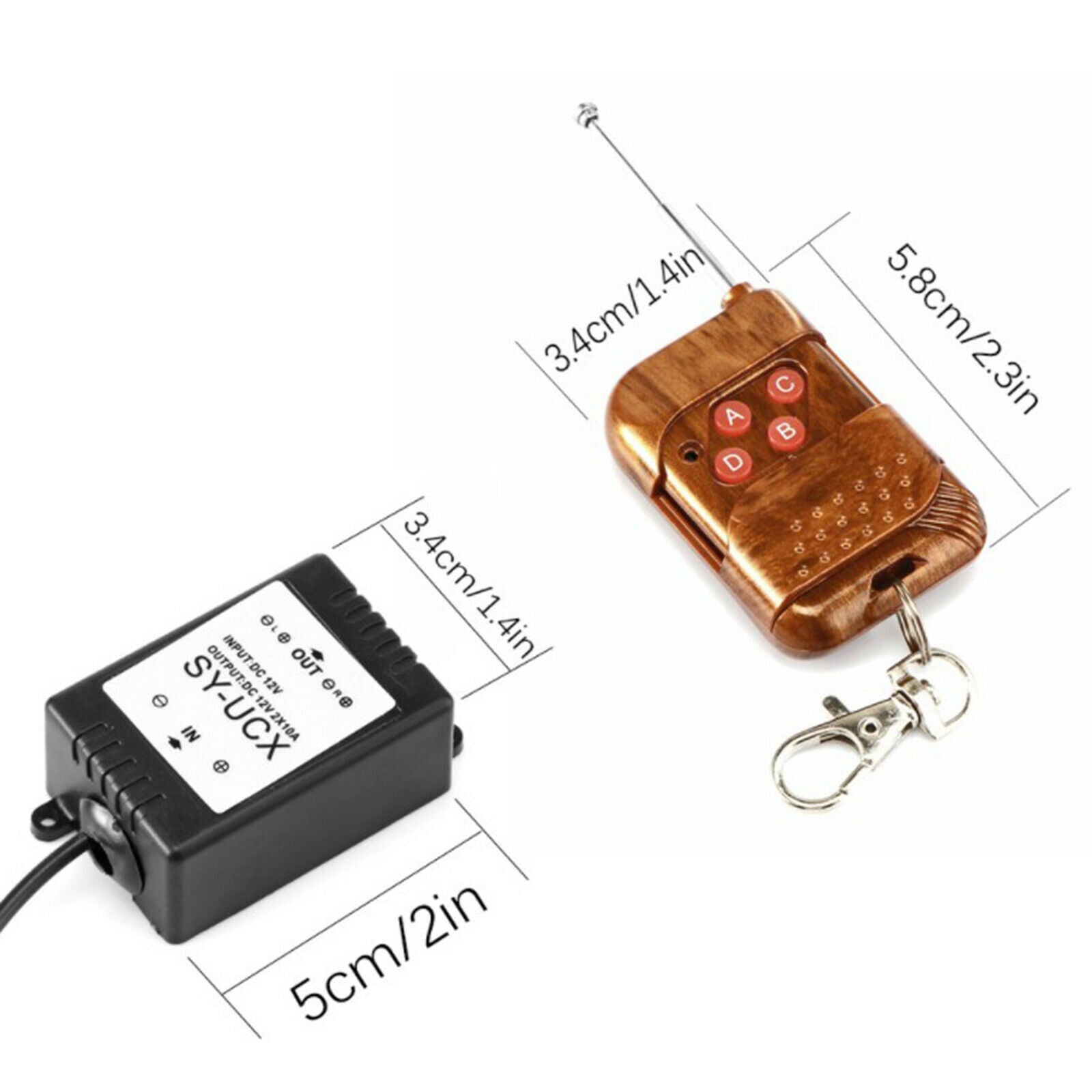 16 Modes Eagle Eye Car LED Strobe Flash Light Lamps Wireless Remote Module