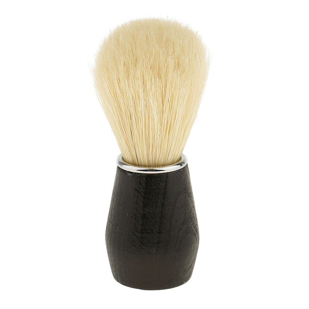 Soft Men Shaving Beard Brush Plastic Handle Salon Barber Tool Salon Home Use