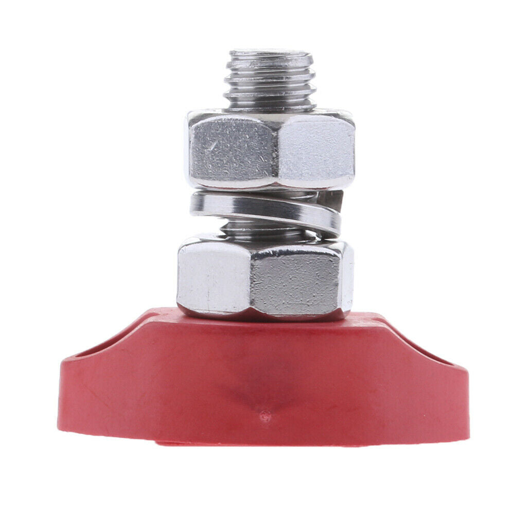 Set of 2 Replacement Junction Block Post Steel Insulated Terminal Stud 8mm