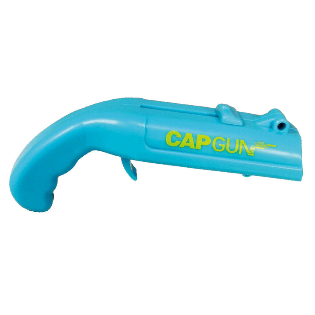 Beer Bottle   Opener Gun Shaped Home Bar Party Drinking   Launcher Blue