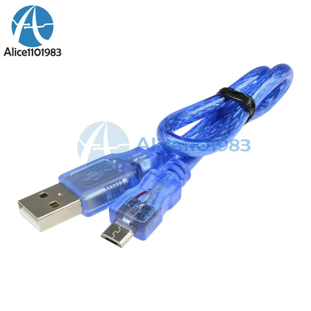 25cm USB 2.0 Standard A Male to Micro USB 5 pin Male Data Charge Cable