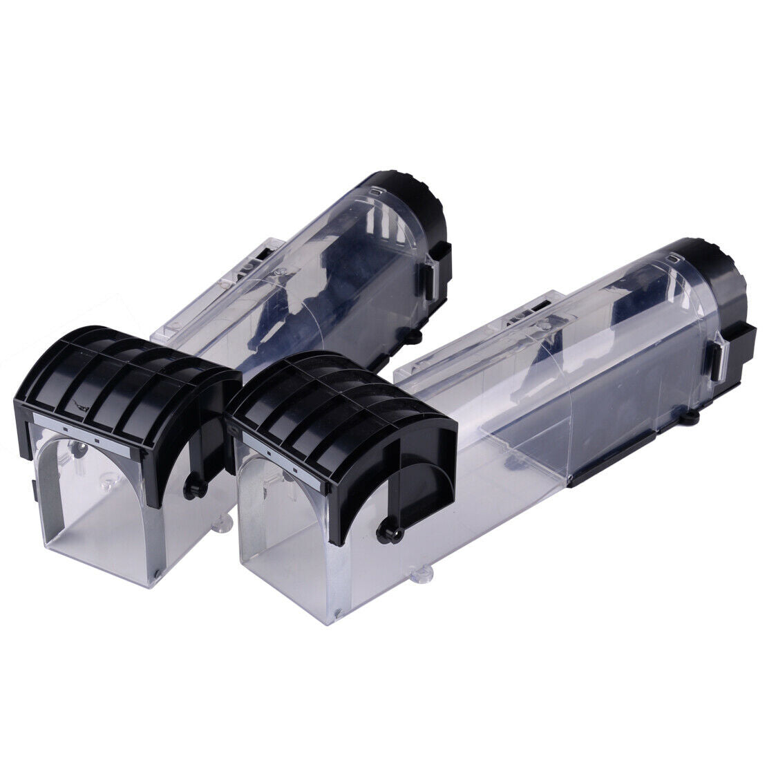 Black Rodent Rat Catch Cage 2Pcs Live Mice Trap No Kill Mouse Catcher Humane Atn