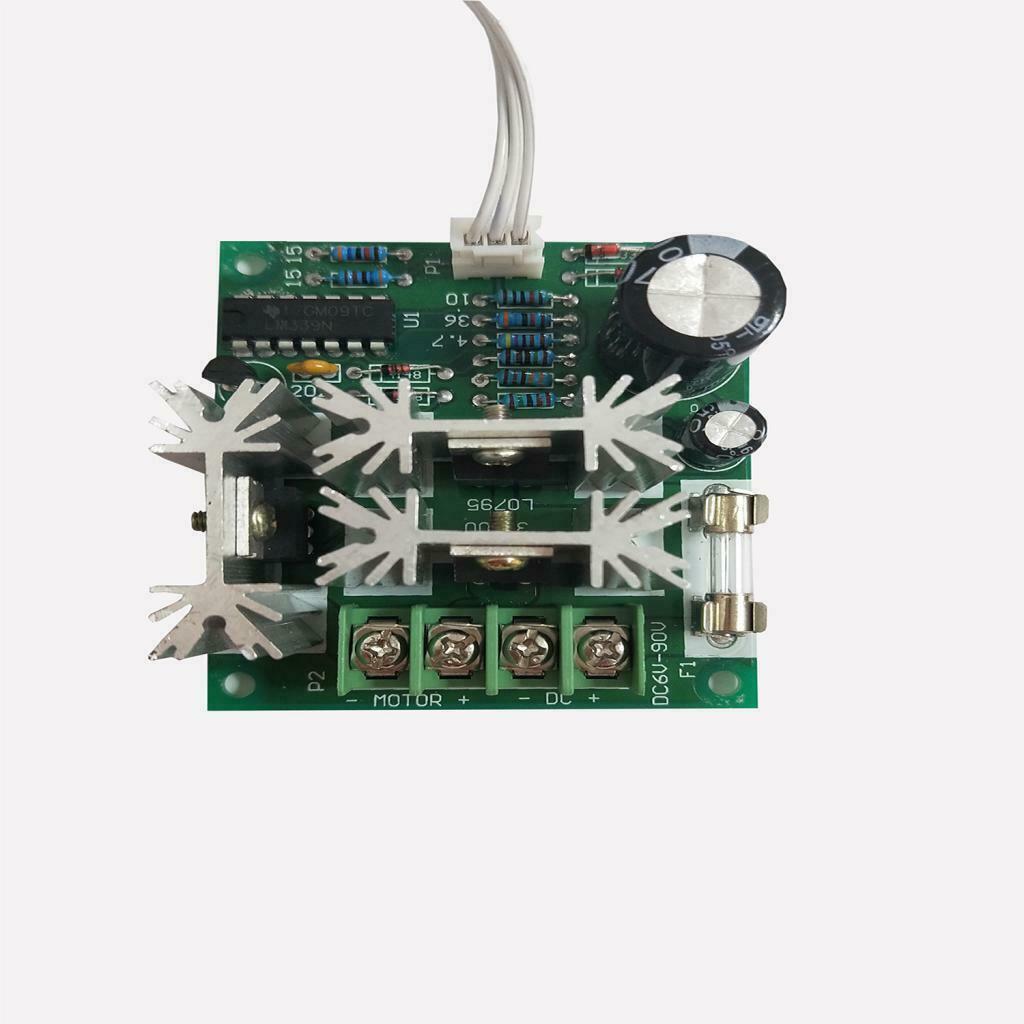6V-90V 15A DC Motor Pump Speed Controller of No Pole Speed Regulating Switch