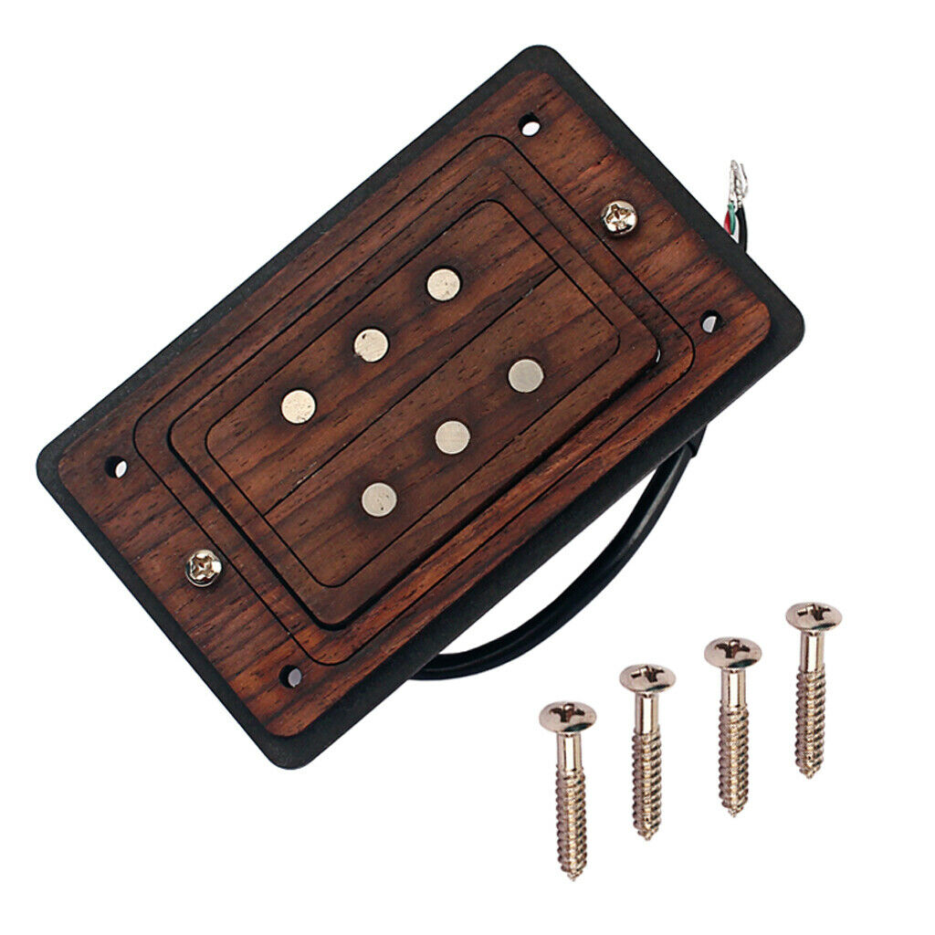 Cigar Box Guitar  3 String  Pickup with Rosewood Frame