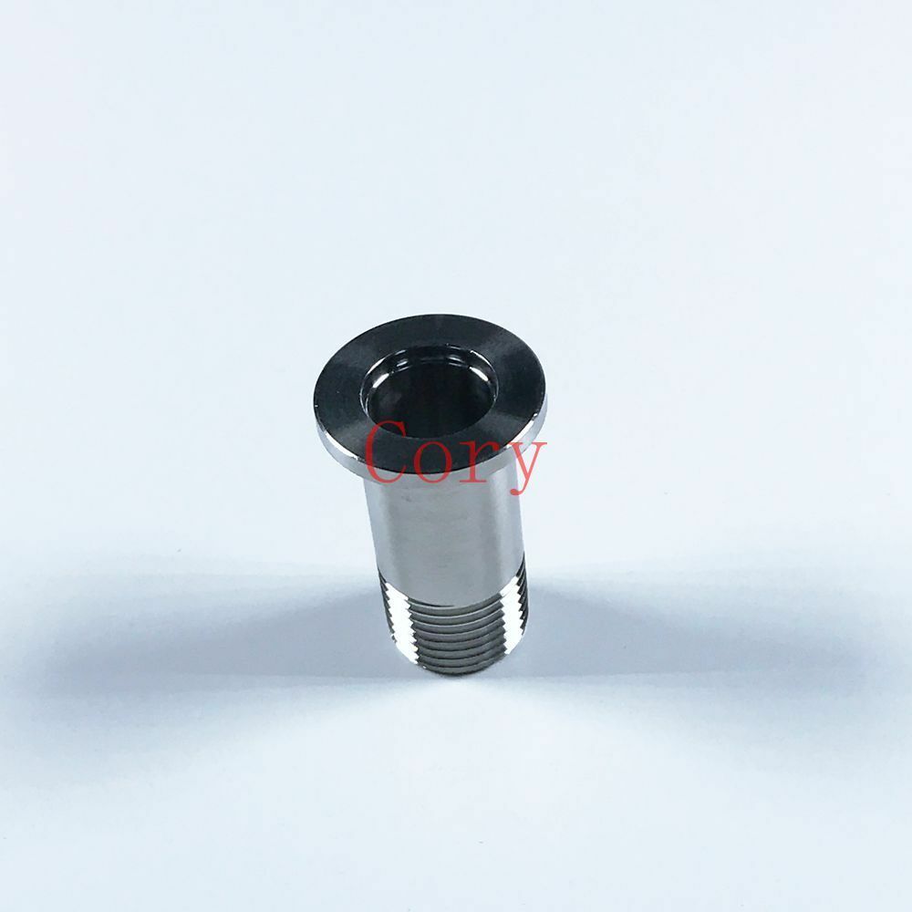 1PCS 304 Stainless Steel Flange Adapter KF16 Flange Size to 1/2BSP Male Thread