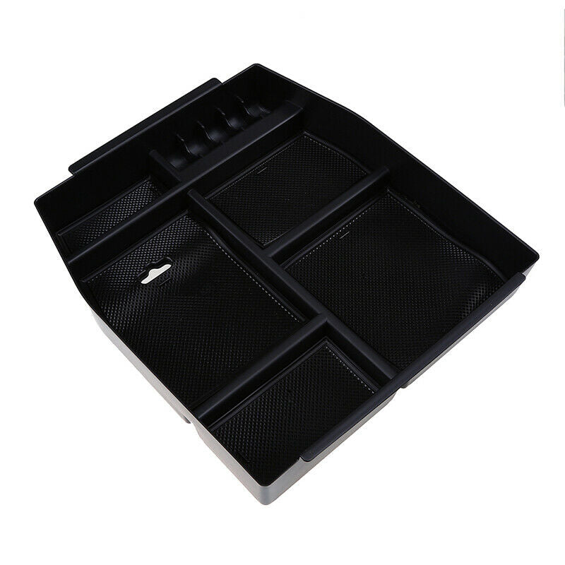 For Ford F-150 2009-2022 Car Auto Center Console Armrest Storage Box Tray
