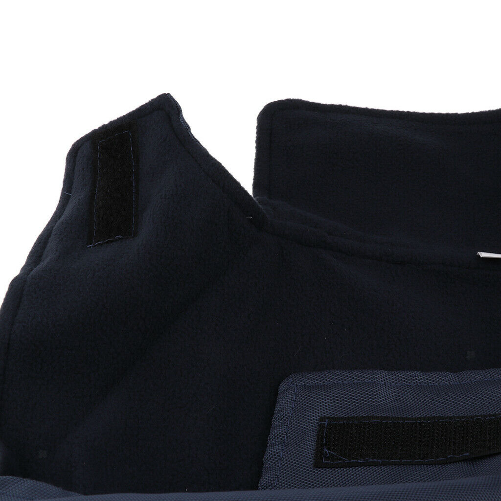 Pet Dog Waterproof Clothes with LED Luminous Strip Reflective Coat Blue S
