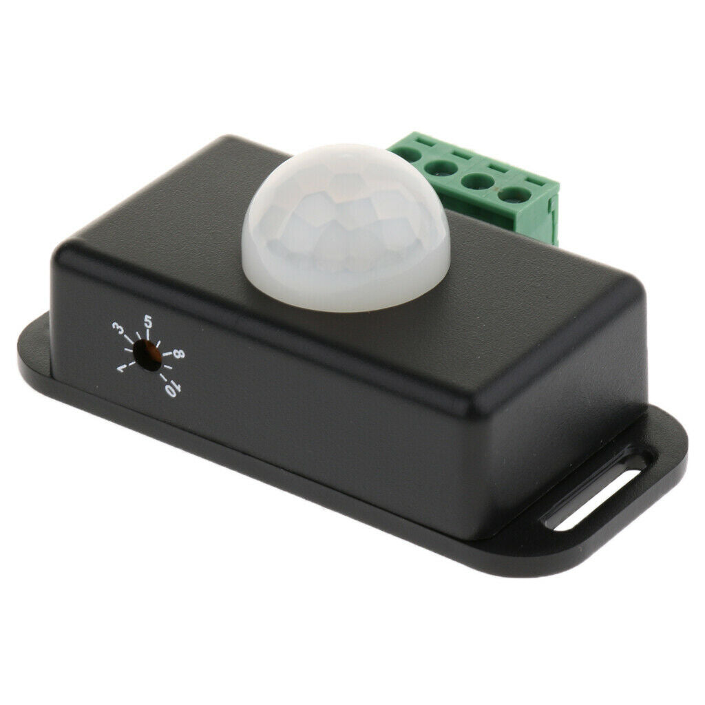 Black PIR Sensor LED Lights Switch Motion Function Controller for 5050 3528 5630