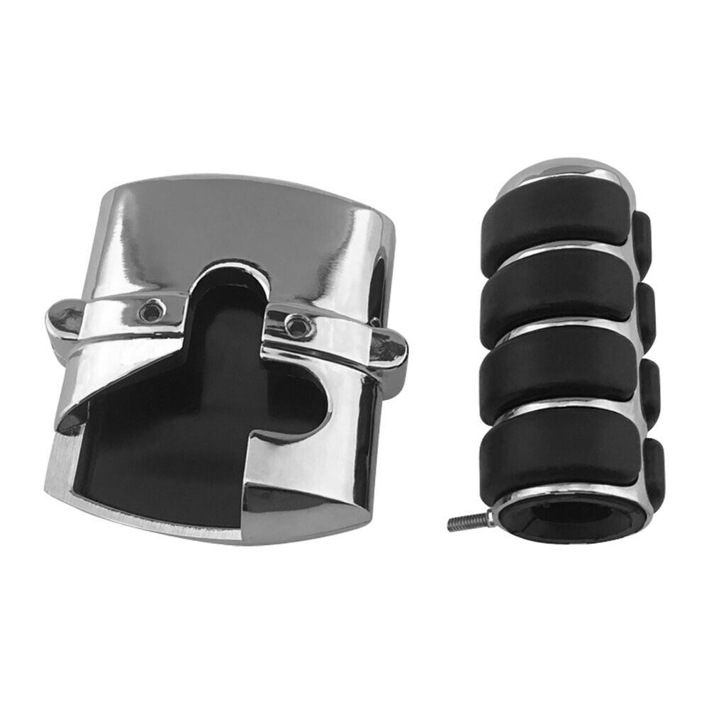 Alloy Gear Shift Lever Head Footpeg Pedals Cover Case for Motorcycles ATV