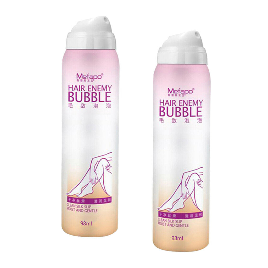 2x Depilatory Bubble Painless Hair Removal Spray Foam Creams Smooth Skin