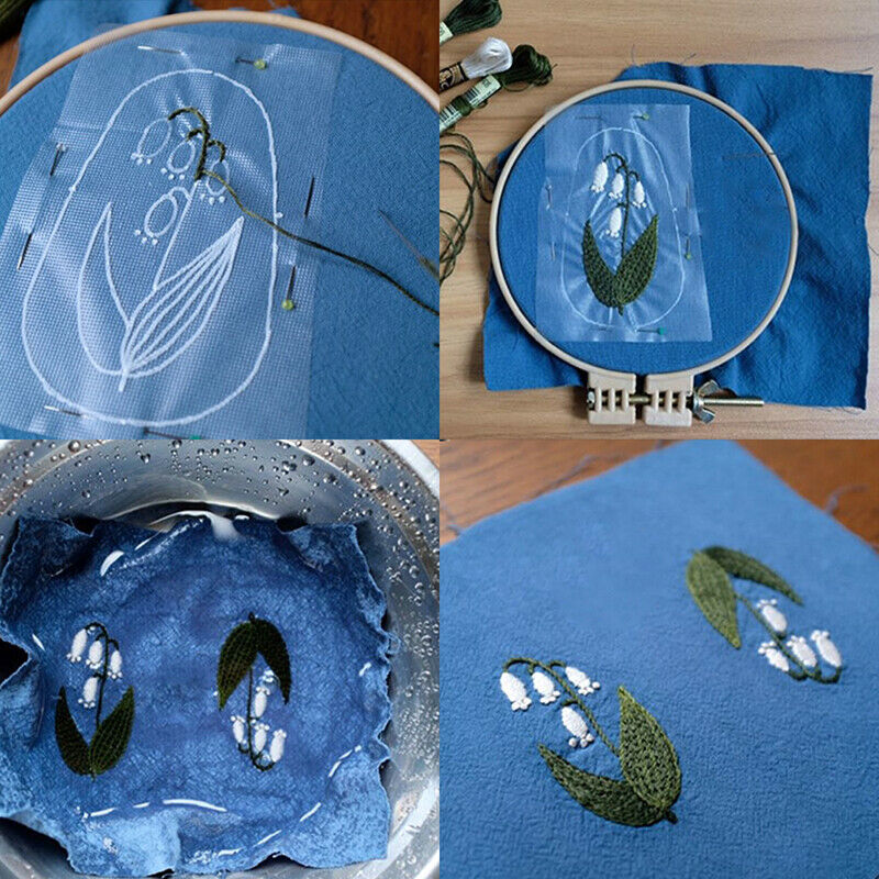 1M Water Soluble Film Transparent Embroidery Stabilizer Sewing Suppli.l8