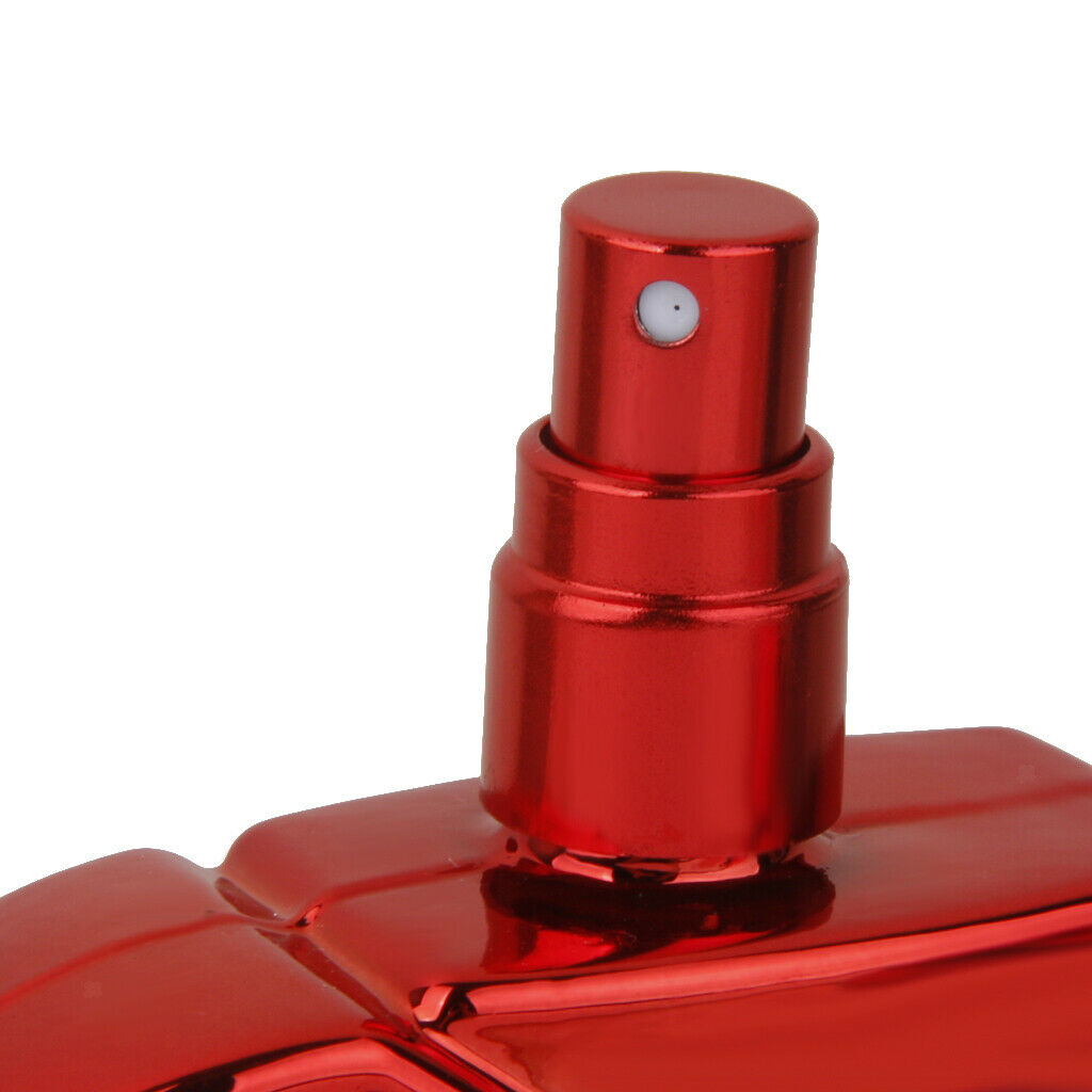 Travel Candy Heart Shape Perfume Atomizer Refillable Spray Bottles 25ml Red