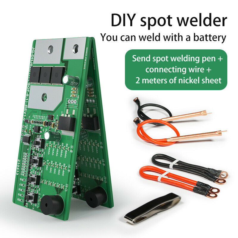 Handheld Portable 12V Battery Spot Welder Welding Pen with Connection Wire Kit