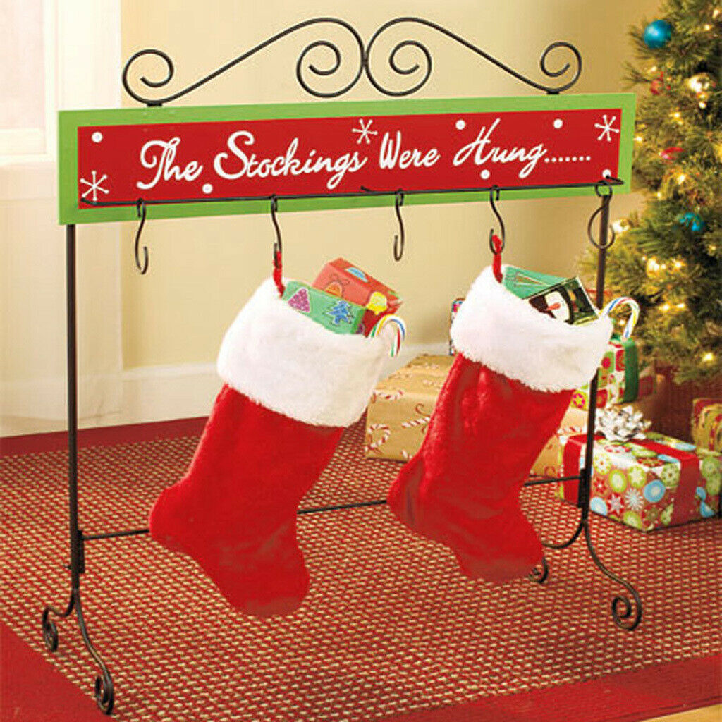 Traditional Santa Stockings   Tree Decorations Ornament Candy Gift Holder
