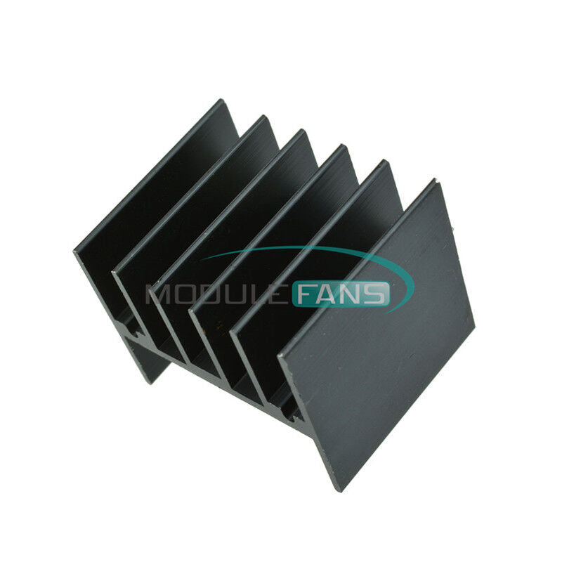 Black Heat 10pcs 25x30.3x25mm IC Sink For L298N LM7805 25x30x25 Heatsink