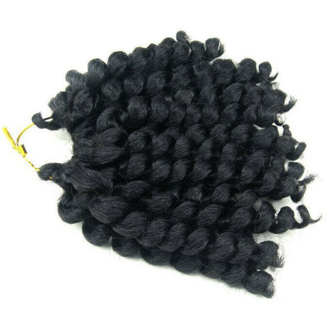 3PACK Bounce Wand Curl Jamaican Afro Curly Twist Crochet Braiding Hair Extension