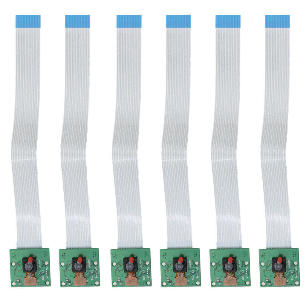 Pack of 6 New for Raspberry Pi A B Camera Module Board Extension Flex Ribbon