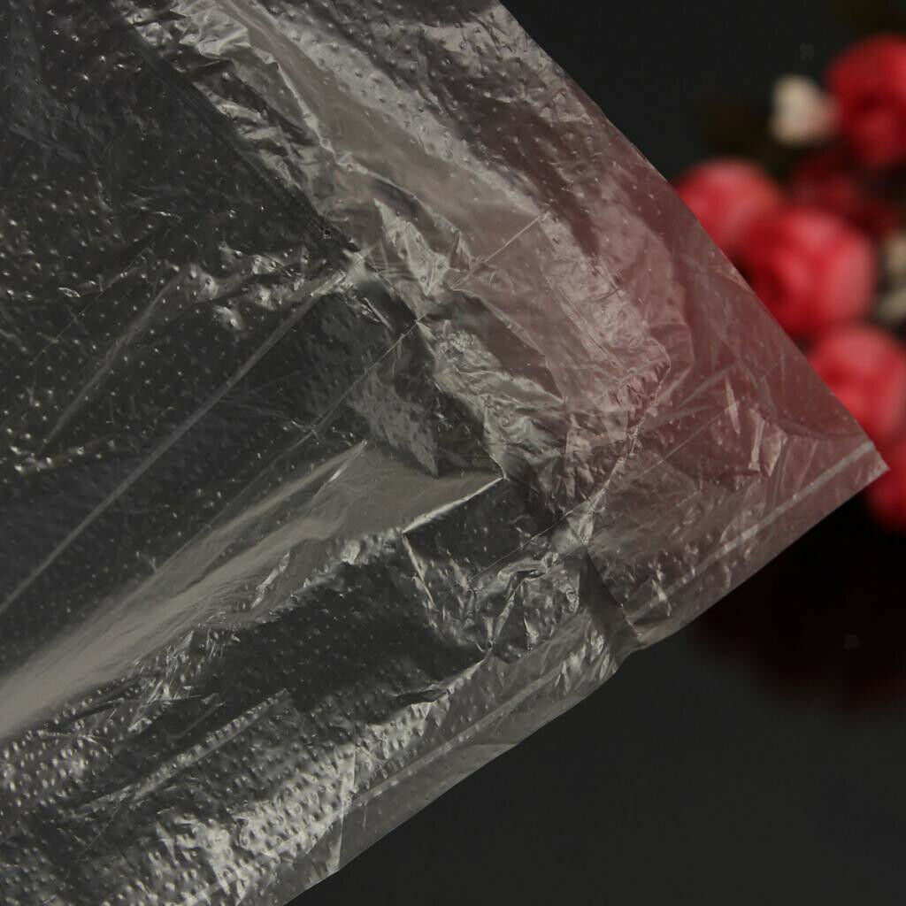 100Pcs Disposable Plastic Films Car Seat Covers Protector Mechanic Valet