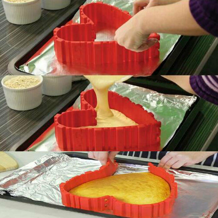 Batch 8pcs Magic Mould Cake Modular for Shape Heart and Others Cake New