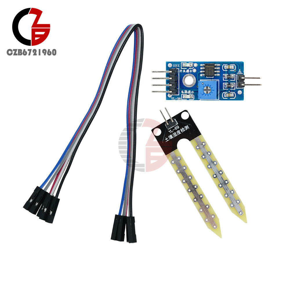 5PCS Soil Hygrometer Detection Module Soil Moisture Sensor For arduino