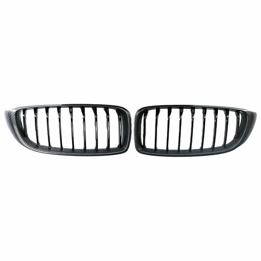 2 Pieces Front Grilles Accessory for BMW 4 Series F32 F33 F36 2014-2016