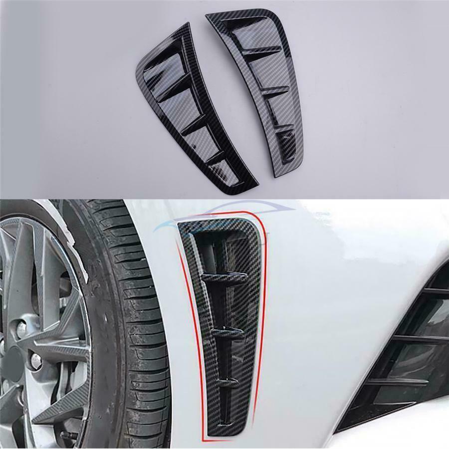 2× ABS Plastic Side Fender Air Outlet Vent Cover Trim For Hyundai Sonata 2020-21